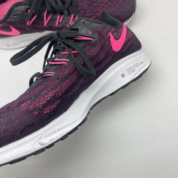 Nike Sneakers Womens 10.5 Air Zoom Pegasus 36 AQ2210-009 Black Running Shoes - Picture 10 of 12